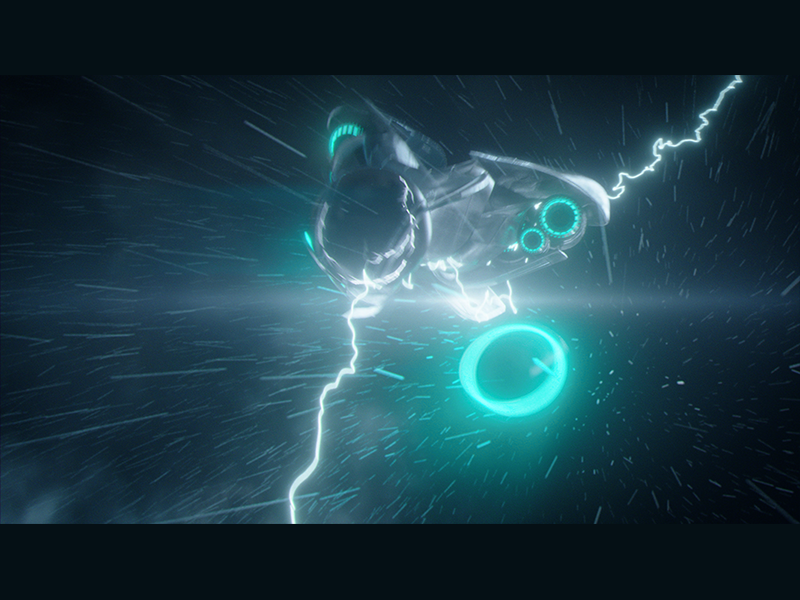Harry's Ship struck by lightening from Resident Alien Seasons 1 & 2