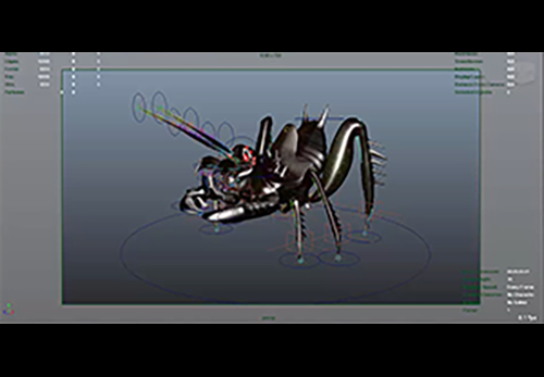 This is an alien bug we affectionately called Doug, that I created for a film called 