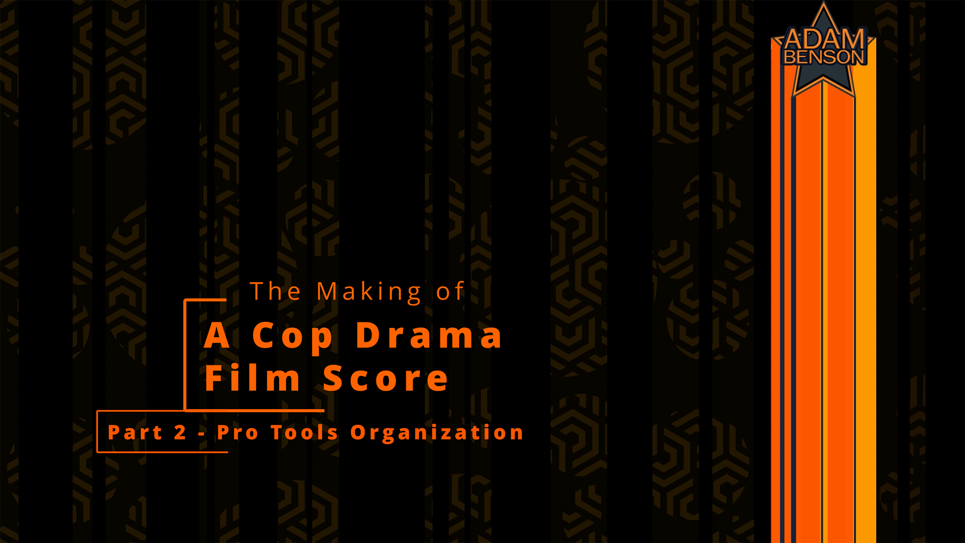 Join me, Adam Benson, in Part 2 of my instructional series where I dive into the art of organizing a