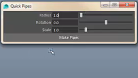 Build pipes from splines