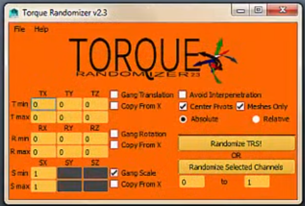 Randomly distribute objects