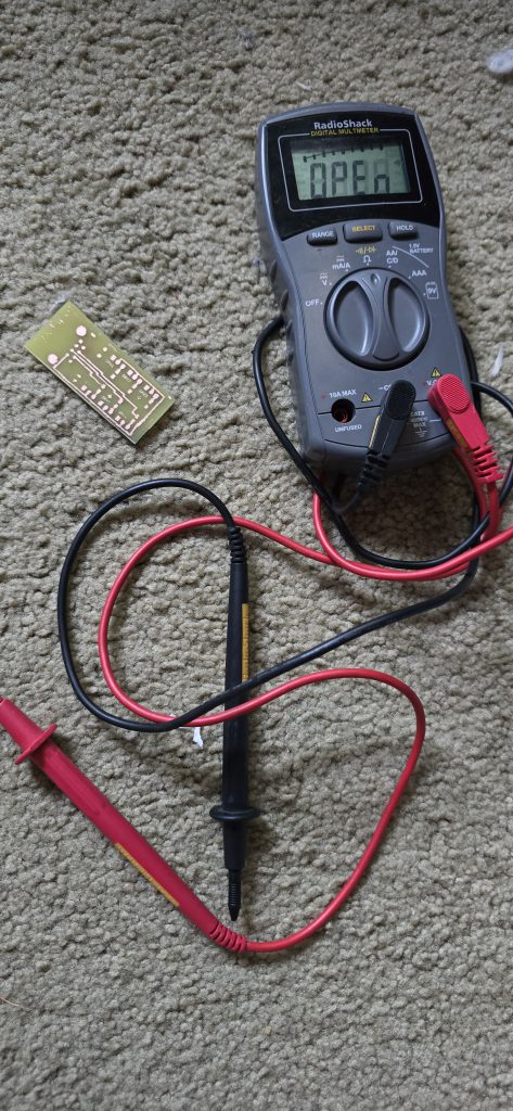 Circuit throughput testing
